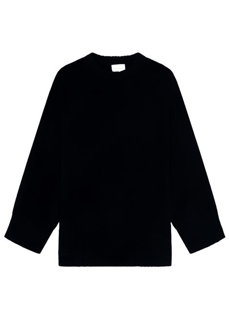 safi sweater woman black in wool LOULOU DE SAISON | SAFIBLACK
